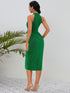 slit-ruched-mock-neck-sleeveless-dress OhSoStyled at Sophia's Style-4